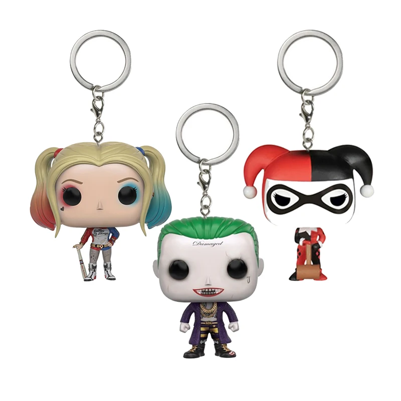 Suicide Squad Keychain Harley Quinn Joker 5cm PVC Action Figure Toy Keyring Toys For Kids Birthday Christmas Gift
Suicide Squad Keychain Harley Quinn Joker 5cm PVC Action Figure Toy Keyring Toys For Kids Birthday Christmas Gift