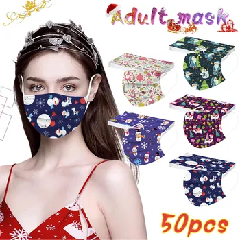 50Pcs Christmas Disposable Mask Mascarilla Masker Dust-proofAdult Face Shileds Industrial 3Ply Ear Loop Masks Masque Mondkapjes
50Pcs Christmas Disposable Mask Mascarilla Masker Dust-proofAdult Face Shileds Industrial 3Ply Ear Loop Masks Masque Mondkapjes