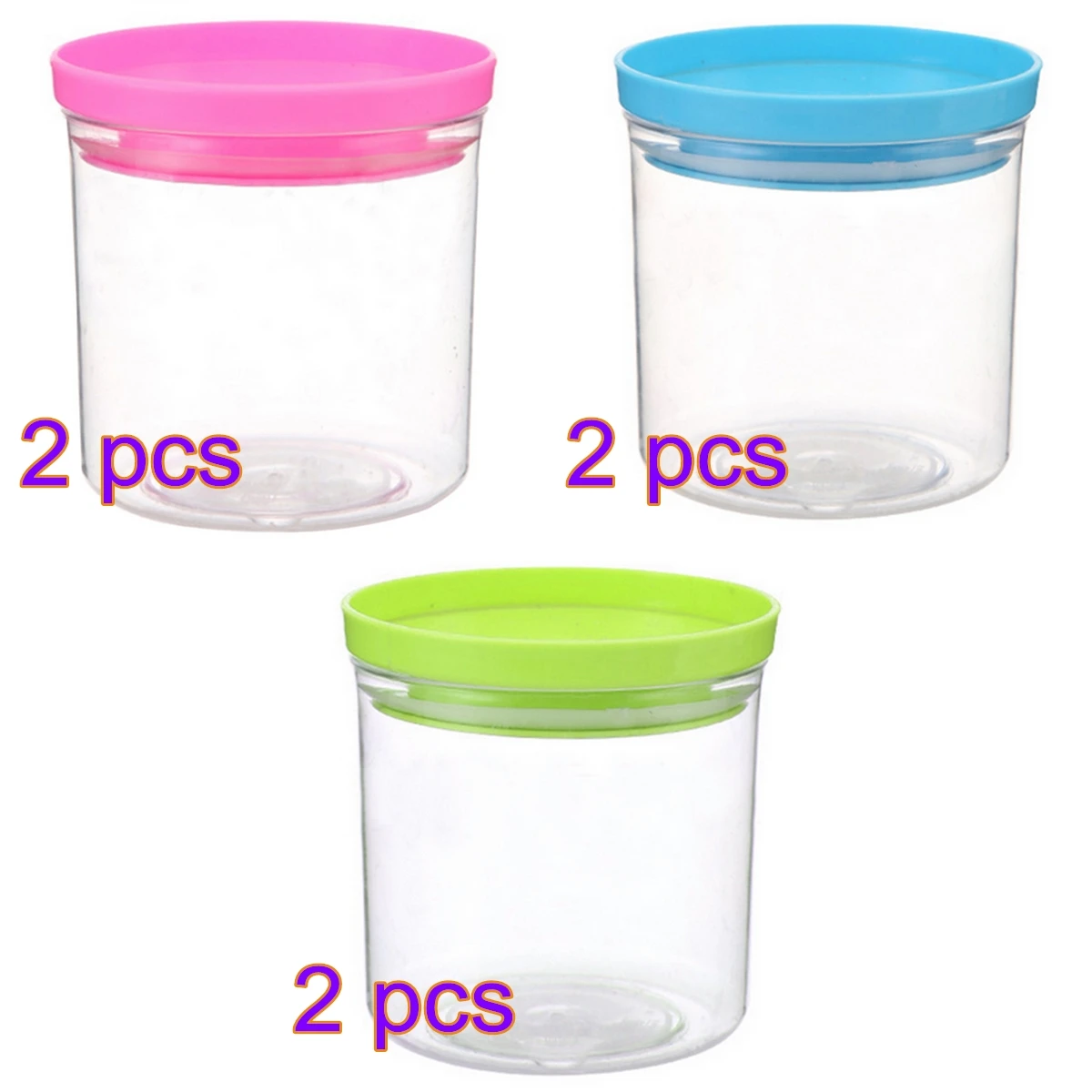 6 PCS 350ML Durable Kitchen Organize Storage Jar Food Grain Bean Rice Storage Box Container with Lid - Color Random
6 PCS 350ML Durable Kitchen Organize Storage Jar Food Grain Bean Rice Storage Box Container with Lid - Color Random