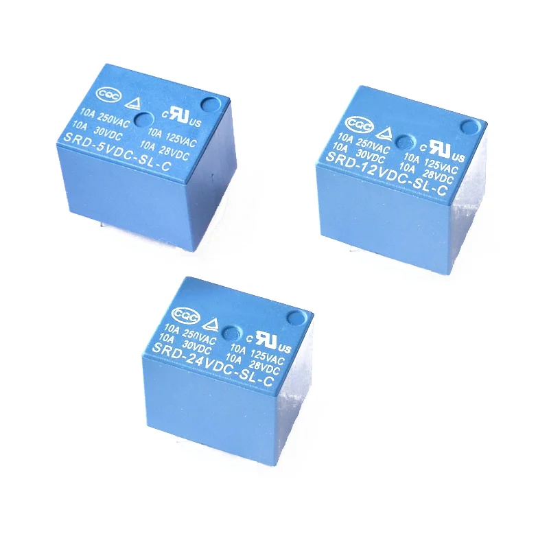 5Pcs SRD-12VDC-SL-C Power Relay SRD-03 05 06 09 12 24 12VDC-SL-C -SL-A 4Pin 5Pin 10A 3V 5V 9V 6V 24V 12V Relay High Quality
5Pcs SRD-12VDC-SL-C Power Relay SRD-03 05 06 09 12 24 12VDC-SL-C -SL-A 4Pin 5Pin 10A 3V 5V 9V 6V 24V 12V Relay High Quality