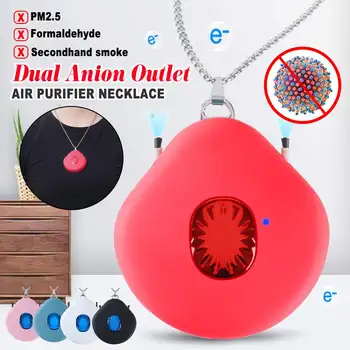 Air Purifier Personal Wearable Necklace Air Fresher Ionizer Negative Ion Generator PM2.5 Remove Smoke Dual Anion Outlet
Air Purifier Personal Wearable Necklace Air Fresher Ionizer Negative Ion Generator PM2.5 Remove Smoke Dual Anion Outlet