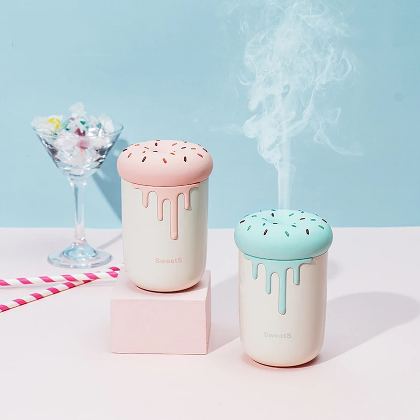 Lovely Donut-Shaped Humidifier Fantastic Night Light Romantic Bedroom Moistener X'mas Gift USB Mist Diffuser 250ml ABS Silicone
Lovely Donut-Shaped Humidifier Fantastic Night Light Romantic Bedroom Moistener X'mas Gift USB Mist Diffuser 250ml ABS Silicone