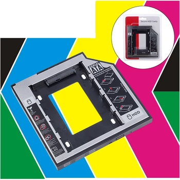 Universal SATA 3.0 2nd HDD Caddy 9.5mm For 2.5' 2TB SSD Case Hard Disk Enclosure With LED For Laptop DVD-ROM Optical Bay
Universal SATA 3.0 2nd HDD Caddy 9.5mm For 2.5' 2TB SSD Case Hard Disk Enclosure With LED For Laptop DVD-ROM Optical Bay