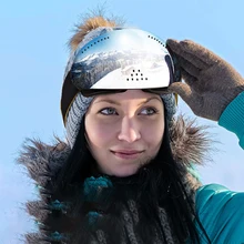 Ski Goggles,Winter Snow Sports Goggles with Anti-fog UV Protection for Men Women Youth Interchangeable for Men & Women UV400
Ski Goggles,Winter Snow Sports Goggles with Anti-fog UV Protection for Men Women Youth Interchangeable for Men & Women UV400