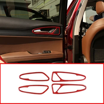 For Alfa Romeo Stelvio 2017-2019 Car Accessories Real Carbon Fiber Car Interior Door Handle Frame Trim 
For Alfa Romeo Stelvio 2017-2019 Car Accessories Real Carbon Fiber Car Interior Door Handle Frame Trim