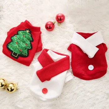 New dog clothing Christmas New Year sweater Teddy bomey bear winter warm pet clothing
New dog clothing Christmas New Year sweater Teddy bomey bear winter warm pet clothing