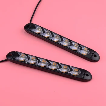 Universal 12V 1 Pair 6 LED DRL Daytime Running Strip Sequential Flowing Turn Signal Light Lamp
Universal 12V 1 Pair 6 LED DRL Daytime Running Strip Sequential Flowing Turn Signal Light Lamp