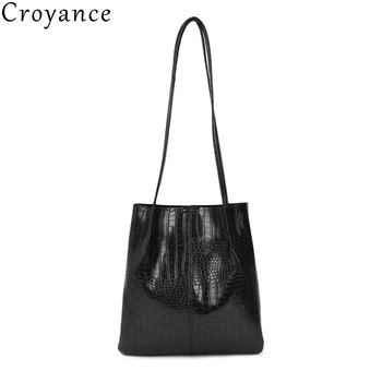 Croyance Women Vintage Shoulder Bags Female Composite Bag Alligator Pattern Messenger Bags Handbag Set PU Leather Wallets Bag
Croyance Women Vintage Shoulder Bags Female Composite Bag Alligator Pattern Messenger Bags Handbag Set PU Leather Wallets Bag