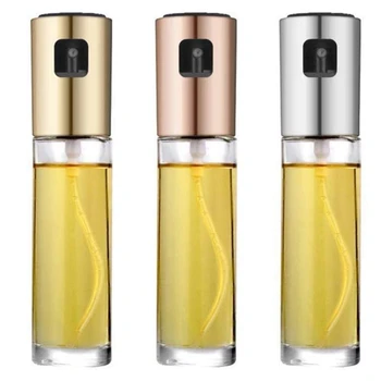 Olive Oil Sprayer Dispenser Bottle Stainless Steel Refillable Food Grade Glass Oil Vinegar Bottle for Cooking Making Salad Grill 
Olive Oil Sprayer Dispenser Bottle Stainless Steel Refillable Food Grade Glass Oil Vinegar Bottle for Cooking Making Salad Grill
