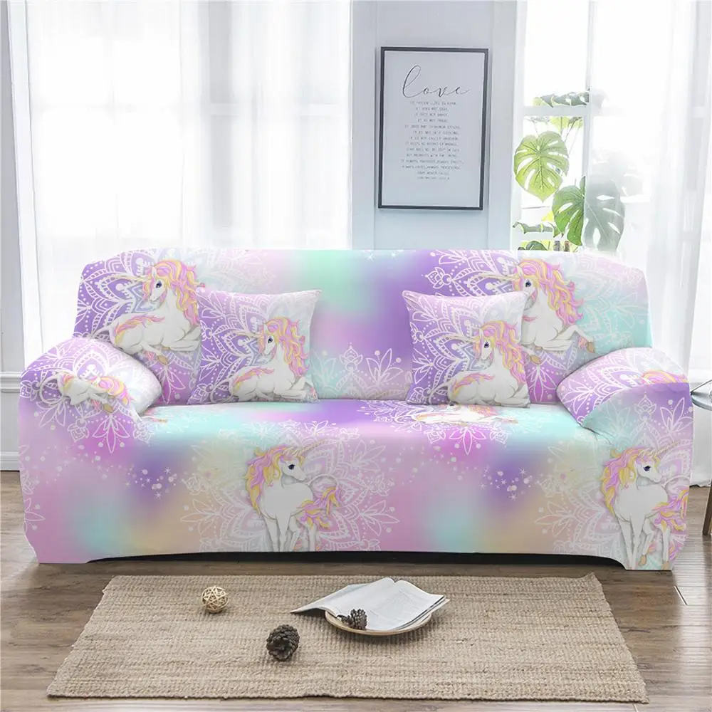 Boniu Stretch Sofa Cover Cartoon Unicorn Printing 1/2/3/4 Seater Elastic Polyester Slipcovers For Living Room Couch Covers
Boniu Stretch Sofa Cover Cartoon Unicorn Printing 1/2/3/4 Seater Elastic Polyester Slipcovers For Living Room Couch Covers