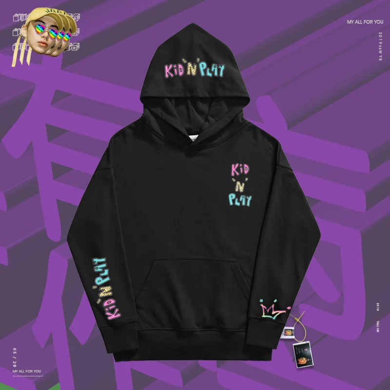 Spring autumn Hoodies muti-color KID N PLAY crown print simple letters Man Popular brand print fabric lazy style sweatershirt
Spring autumn Hoodies muti-color KID N PLAY crown print simple letters Man Popular brand print fabric lazy style sweatershirt