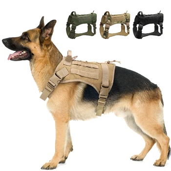 Military Tactical Dog Harness Adjustable K9 Working Dog Harness Training Hunting Molle Dog Vest Harness For Dogs German Shepherd
Military Tactical Dog Harness Adjustable K9 Working Dog Harness Training Hunting Molle Dog Vest Harness For Dogs German Shepherd