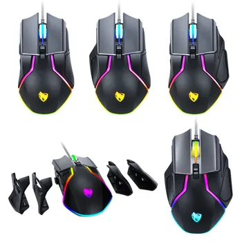 V11 USB Wired RGB 7-color Breathing Light Design Gaming Mouse Professional Macro programming Ergonomic PC Computer Mice
V11 USB Wired RGB 7-color Breathing Light Design Gaming Mouse Professional Macro programming Ergonomic PC Computer Mice