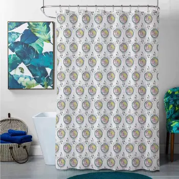 Shower Curtains for Bathroom Gray and Yellow Tattoo,Artistic Pink Unicorn Heads Circles Moon Stars and Dots Spirituality, Pale
Shower Curtains for Bathroom Gray and Yellow Tattoo,Artistic Pink Unicorn Heads Circles Moon Stars and Dots Spirituality, Pale