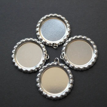 New Arrival 50 pcs Colored Sliver Chrome Flattened Bottle Caps Flat Bottlecaps With Split Ring for Jewelry Accessories
New Arrival 50 pcs Colored Sliver Chrome Flattened Bottle Caps Flat Bottlecaps With Split Ring for Jewelry Accessories