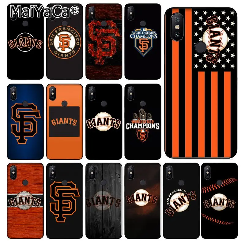MaiYaCa San Francisco Giants TPU Soft Phone Accessories Case for xiaomi mi 6 8 se note2 3 mix2 redmi 5 5plus note 4 | Мобильные