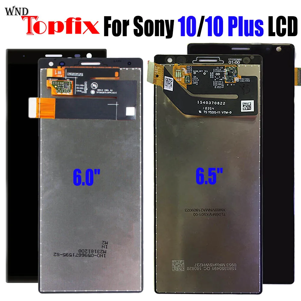 ЖК-дисплей 6 5 дюйма для Sony Xperia 10 Plus I3213 I4213 Замена сенсорного экрана 0 XA3 | Мобильные