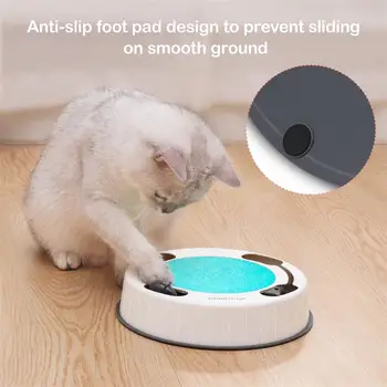 Electronic Mouse Cat Toy Interactive Pet Cat Teaser Hide and Seek Electronic Mouse Hunt Toy for Pet Cat Kitten (White and Green)
Electronic Mouse Cat Toy Interactive Pet Cat Teaser Hide and Seek Electronic Mouse Hunt Toy for Pet Cat Kitten (White and Green)