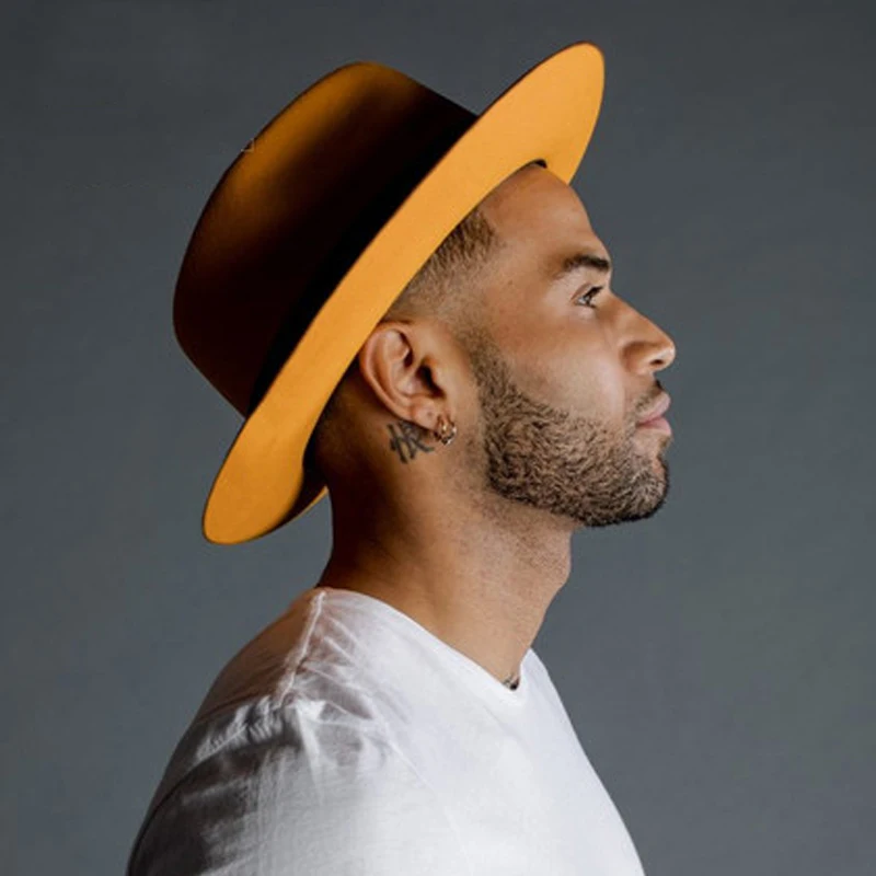 Структурированная шерстяная фетровая шляпа унисекс для путешественников, мужская фетровая шляпа, желтая шляпа от солнца, ковбойская шляпа
Структурированная шерстяная фетровая шляпа унисекс для путешественников, мужская фетровая шляпа, желтая шляпа от солнца, ковбойская шляпа