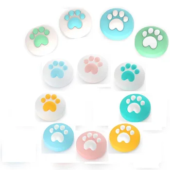 

4pcs Cute Cat Paw Claw Thumb Stick Grip Cap Joystick Cover For Nintend Switch Lite NS Joy-Con Controller Gamepad Thumbstick Case