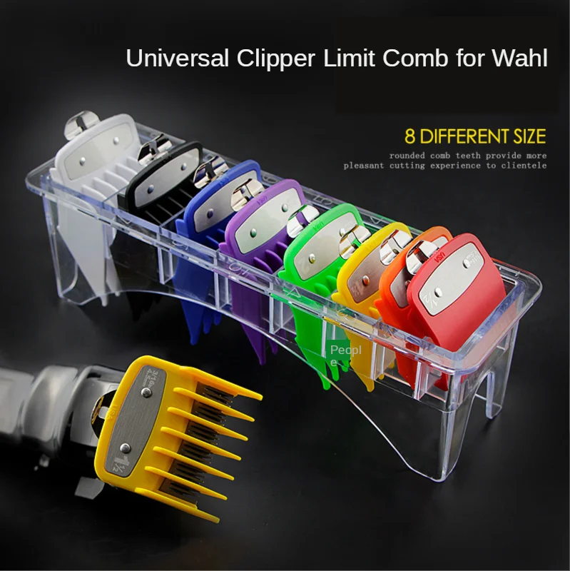 8PCS Universal For Wahl Hair Clipper Pro Cutting Guide Comb Set Replacement Cutting Tool Kit 1.5/3/4.5/6/10/13/19/25mm G0921
8PCS Universal For Wahl Hair Clipper Pro Cutting Guide Comb Set Replacement Cutting Tool Kit 1.5/3/4.5/6/10/13/19/25mm G0921