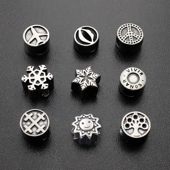 4-5mm Hole 316l Stainless Steel Vintage Lip Bead Fit Original Charm Tree of Life Peace Bracelet Necklace DIY Jewelry Making
4-5mm Hole 316l Stainless Steel Vintage Lip Bead Fit Original Charm Tree of Life Peace Bracelet Necklace DIY Jewelry Making