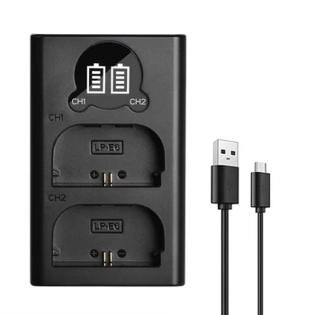 LP-E6 LP E6 LP-E6N Camera Battery LED Dual Charger for Canon EOS 60D 60Da 70D 80D 5D Mark II III IV 6D Mark II 7D Mark II 5DS R.
LP-E6 LP E6 LP-E6N Camera Battery LED Dual Charger for Canon EOS 60D 60Da 70D 80D 5D Mark II III IV 6D Mark II 7D Mark II 5DS R.