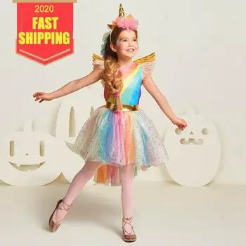 Keelorn Girls Dress Fashion Princess Christmas Dress Girl Spring Asymmetrical Kids Striped Ball Gown Unicorn Dress Kids Clothing 
Keelorn Girls Dress Fashion Princess Christmas Dress Girl Spring Asymmetrical Kids Striped Ball Gown Unicorn Dress Kids Clothing