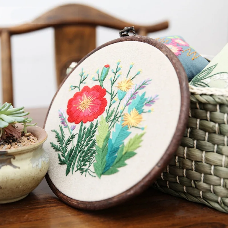 Practical Handcraft Cross Stitch Plant Flower Embroidered Package Plant Flowerfor Beginner Adults Kids with Embroidery Hoop M
Practical Handcraft Cross Stitch Plant Flower Embroidered Package Plant Flowerfor Beginner Adults Kids with Embroidery Hoop M