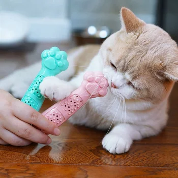 Soft Silicone Cat Toy Cute Cat Clean Teeth Toothbrush Toys Catnip cat paw shaped Pet Toy Chew Cats Toys New
Soft Silicone Cat Toy Cute Cat Clean Teeth Toothbrush Toys Catnip cat paw shaped Pet Toy Chew Cats Toys New