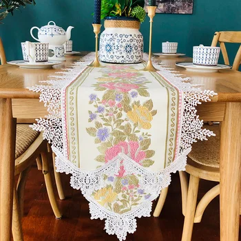 Northern European Light Luxury Fabric Lace Table Flag Teapoy Table Decorative Wire Mesh Red Towel Cover TV Cabinet Table Cloth
Northern European Light Luxury Fabric Lace Table Flag Teapoy Table Decorative Wire Mesh Red Towel Cover TV Cabinet Table Cloth