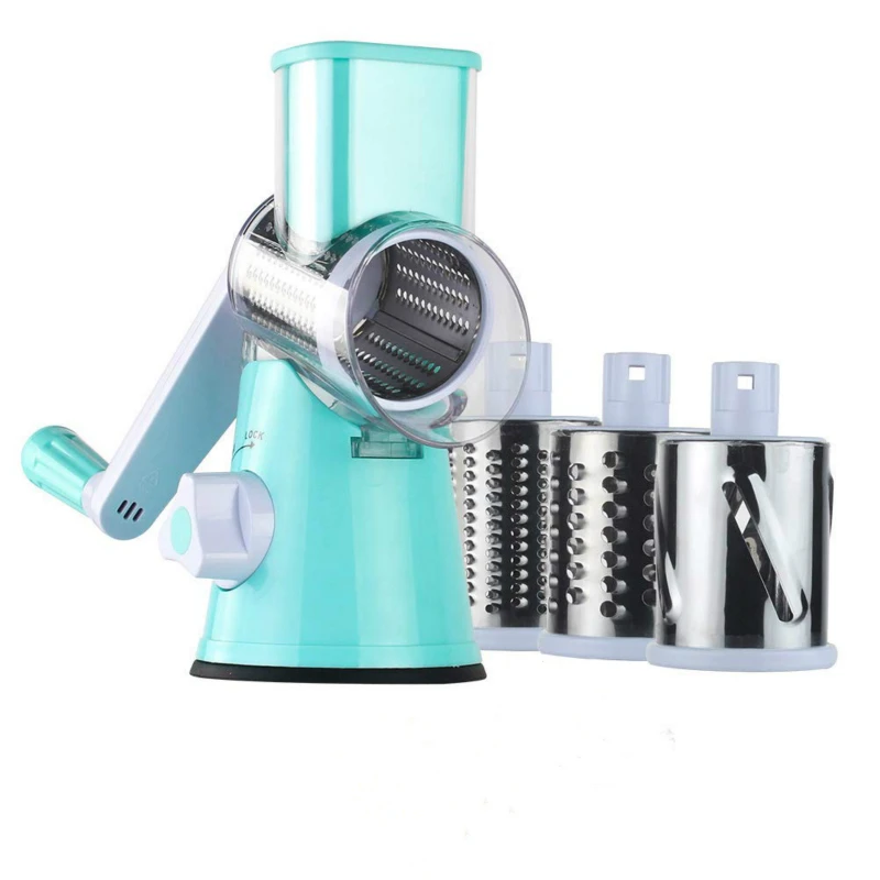 Creative 3 Stainless Steel Multi function Chopper Blades Vegetable Cutter Round Potato Carrot Grater Slicer kitchen accessories
Creative 3 Stainless Steel Multi function Chopper Blades Vegetable Cutter Round Potato Carrot Grater Slicer kitchen accessories