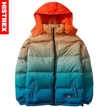 Men Hip Hop Hooded Jacket Winter 2019 Streetwear Gradient Color Padded Parka Harajuku Trench Coat Windbreaker Outwear Oversize
Men Hip Hop Hooded Jacket Winter 2019 Streetwear Gradient Color Padded Parka Harajuku Trench Coat Windbreaker Outwear Oversize