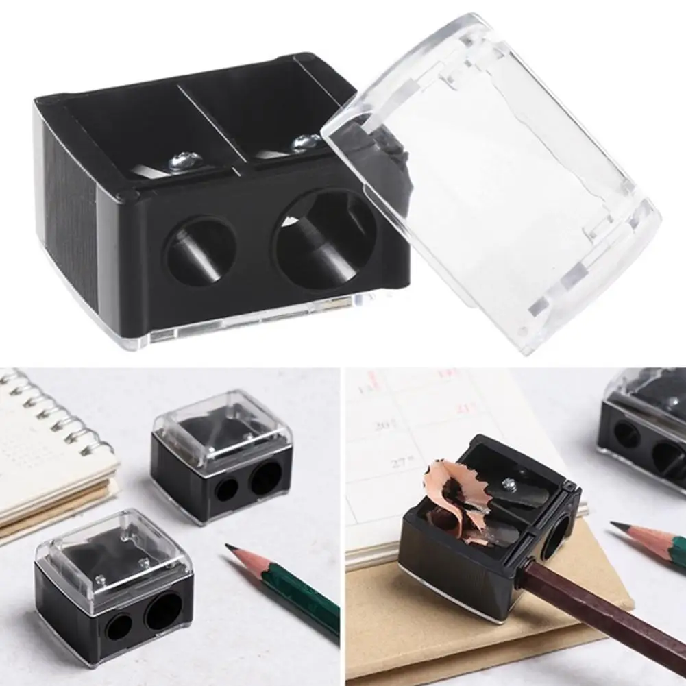 New Double Holes Cosmetic Sharpener Useful Pencil Sharpener Pencil Brush/Eyeliner Pencil/Makeup For Cosmetic Z2V3
New Double Holes Cosmetic Sharpener Useful Pencil Sharpener Pencil Brush/Eyeliner Pencil/Makeup For Cosmetic Z2V3