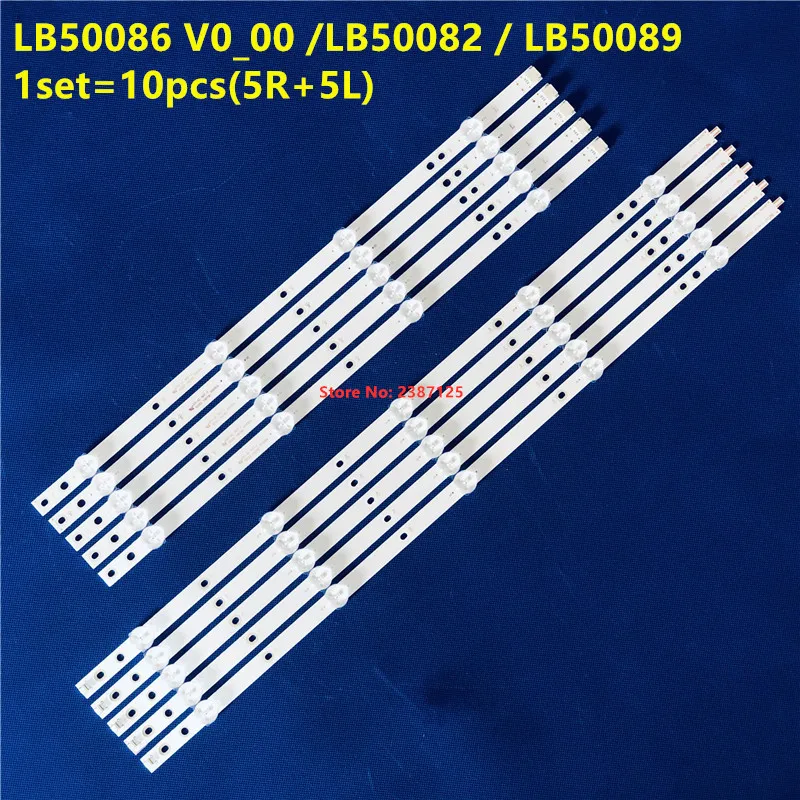 

LED Backlight Strip LB50086 LBM500M0501-GS-2(R) L For 50PUS6503 50PUS6703 50PUS6162/12 50PUS6272 50PUS6523 50PUS6753 50PUS7383
