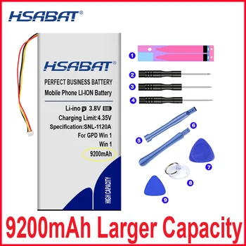 HSABAT 0 Cycle 9200mAh Battery for GPD WIN1 for GPD WIN 1 for GPD WIN High Quality Mobile Phone Replacement Accumulator
HSABAT 0 Cycle 9200mAh Battery for GPD WIN1 for GPD WIN 1 for GPD WIN High Quality Mobile Phone Replacement Accumulator