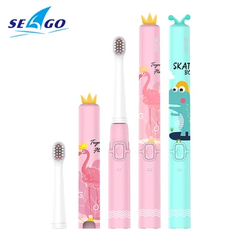 SEAGO USB Kids Electric Toothbrush Cute Soft Food-grade materials Dupont Bristle Rechargeable Ultrasonic Sonic Teeth Brush
SEAGO USB Kids Electric Toothbrush Cute Soft Food-grade materials Dupont Bristle Rechargeable Ultrasonic Sonic Teeth Brush