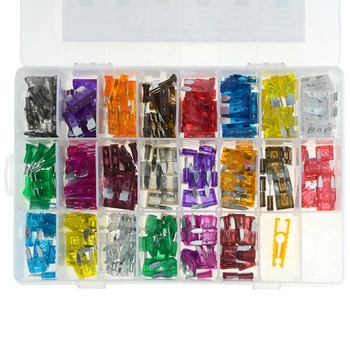 242PCS/Box Assorted Car Fuses Auto Truck Fuses Mini Standard Blade Fuse Kits With Clip 2-40A Auto Replacement Parts 3A 7.5A 20A
242PCS/Box Assorted Car Fuses Auto Truck Fuses Mini Standard Blade Fuse Kits With Clip 2-40A Auto Replacement Parts 3A 7.5A 20A