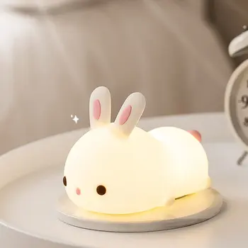 Led Rabbit Night Light USB For Children Baby Kids Gift Animal Cartoon Soft Decorative Lamp For Baby Nursery Bedroom
Led Rabbit Night Light USB For Children Baby Kids Gift Animal Cartoon Soft Decorative Lamp For Baby Nursery Bedroom