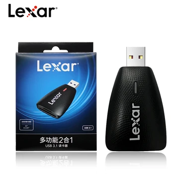 Original Lexar USB 3.1 High Speed Dual Slot Card Reader SD Micro SD Card Memory Card Reader SDHC SDXC Lecteur TF SD Card Reader
Original Lexar USB 3.1 High Speed Dual Slot Card Reader SD Micro SD Card Memory Card Reader SDHC SDXC Lecteur TF SD Card Reader