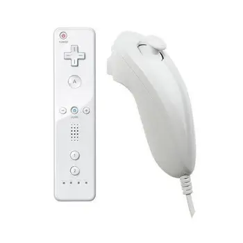 Buit-in Vibration Motor Generic Remote Gamepad Controller Nunchuck Controller Combo Set Bundle for Nintendo Wii Joystick Joypad
Buit-in Vibration Motor Generic Remote Gamepad Controller Nunchuck Controller Combo Set Bundle for Nintendo Wii Joystick Joypad