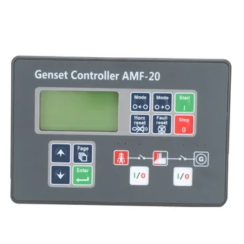 Genset Controller Diesel LCD Screen Display Generator Automatic Controller AMF-20
Genset Controller Diesel LCD Screen Display Generator Automatic Controller AMF-20