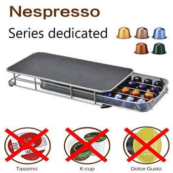 40Pods Coffee Capsule Storage Rack HoldingMetal Reusable Capsule Coffee Pod Holder Dolce Gusto Capsule Kitchen Bar Coffee Tools
40Pods Coffee Capsule Storage Rack HoldingMetal Reusable Capsule Coffee Pod Holder Dolce Gusto Capsule Kitchen Bar Coffee Tools