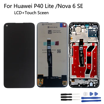 Original DIsplay For Huawei P40 Lite JNY-LX1 LCD Screen Display Touch Panel Digitizer With Frame Nova 6 SE JNY-AL10 JNY-TL10 LCD
Original DIsplay For Huawei P40 Lite JNY-LX1 LCD Screen Display Touch Panel Digitizer With Frame Nova 6 SE JNY-AL10 JNY-TL10 LCD
