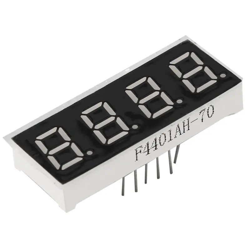 12p 0.4-inch 4-bit common cathode red LED display digital tube 10pcs