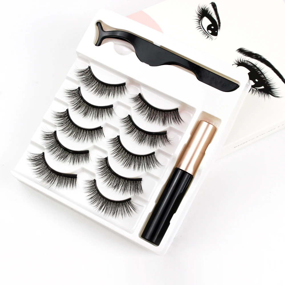 Magnetic Eyelashes with 5 pairs Magnets Handmade Reusable 3D Mink False Eyelashes for Makeup faux magnetique naturel Tweezers
Magnetic Eyelashes with 5 pairs Magnets Handmade Reusable 3D Mink False Eyelashes for Makeup faux magnetique naturel Tweezers