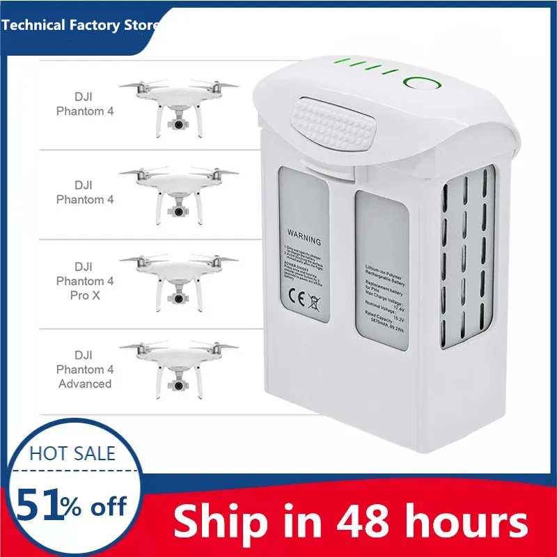 For DJI Phantom 4 Advanced 4Pro V2.0 RTK high capacity intelligent flight battery 5870mAh New OEM drone accessories | Электроника