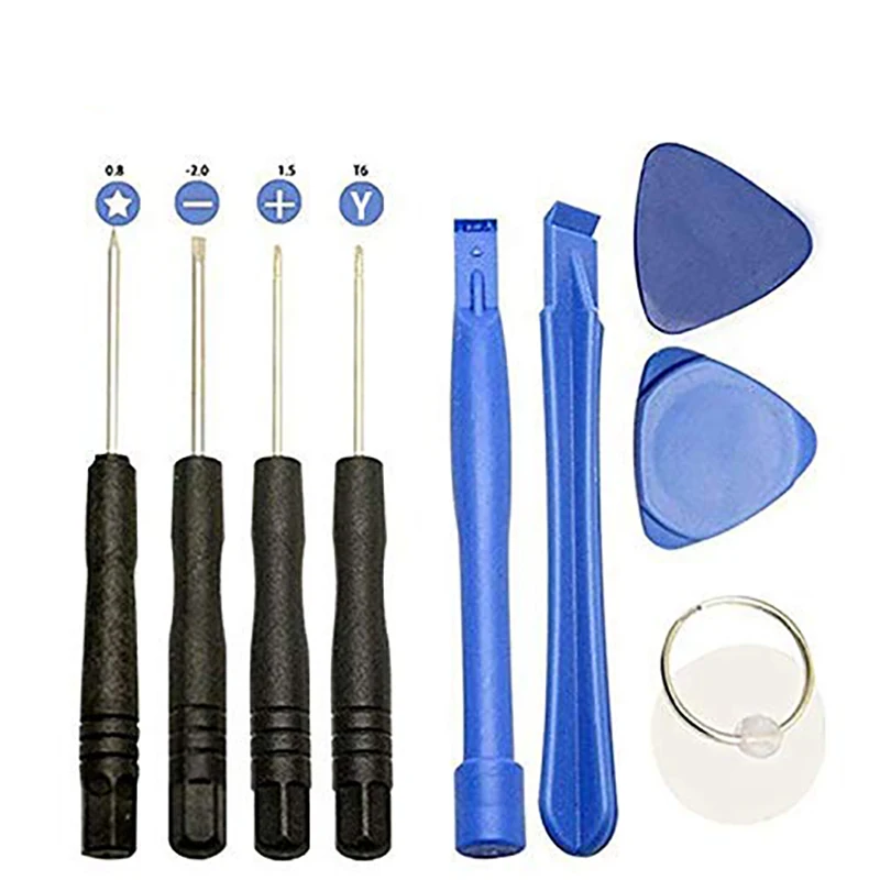 9 in 1 Repair Opening Pry Tools Screwdriver Kit Set for iPhone X Xs Max XS XR 8 Plus 8 7Plus 7 SE 6s 6s Plus 6 5S 5C
9 in 1 Repair Opening Pry Tools Screwdriver Kit Set for iPhone X Xs Max XS XR 8 Plus 8 7Plus 7 SE 6s 6s Plus 6 5S 5C