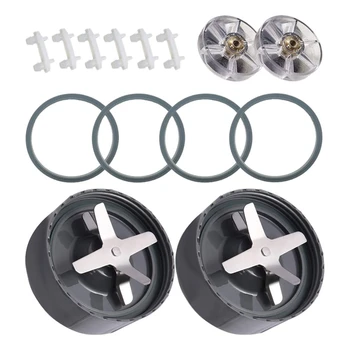 Replacement Extractor Blade for NutriBullet 600W/900W Blender,2 Blade Replacement,4 Rubber Gasket,6 Shock Pad,2Top Gear
Replacement Extractor Blade for NutriBullet 600W/900W Blender,2 Blade Replacement,4 Rubber Gasket,6 Shock Pad,2Top Gear