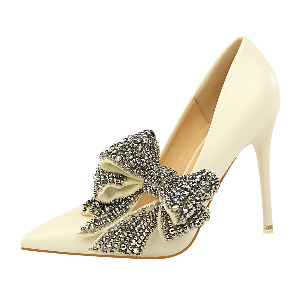 Brand Rhinestone Butterfly-Knot Shoes Woman Extreme High Heels Wedding Shoes Pumps Famous Shoes Sexy Pointed Toe Heels G0087
Brand Rhinestone Butterfly-Knot Shoes Woman Extreme High Heels Wedding Shoes Pumps Famous Shoes Sexy Pointed Toe Heels G0087